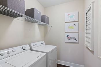 Full-sized washer and dryer